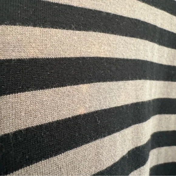 Marimekko Kaste A-Line Dress Cotton Stripes Pockets * FLAWS * - Picture 10 of 16
